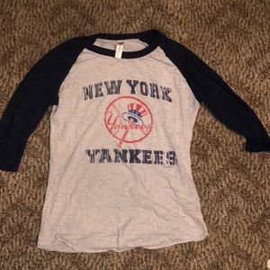 New York Yankees Baseball Style Top